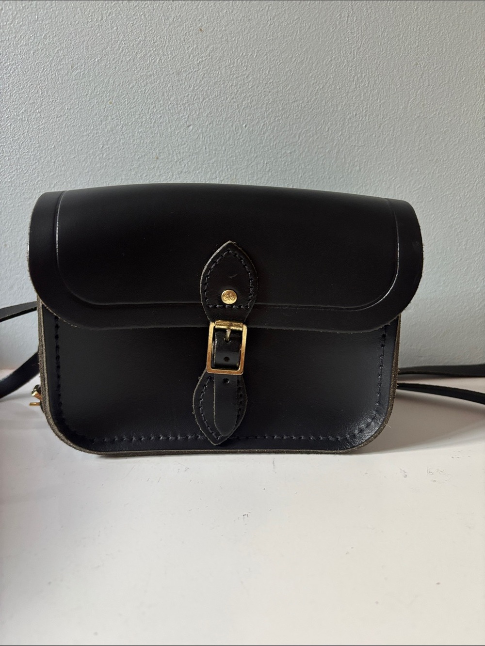 Black Mini One Buckle Satchel The Cambridge Satchel Company